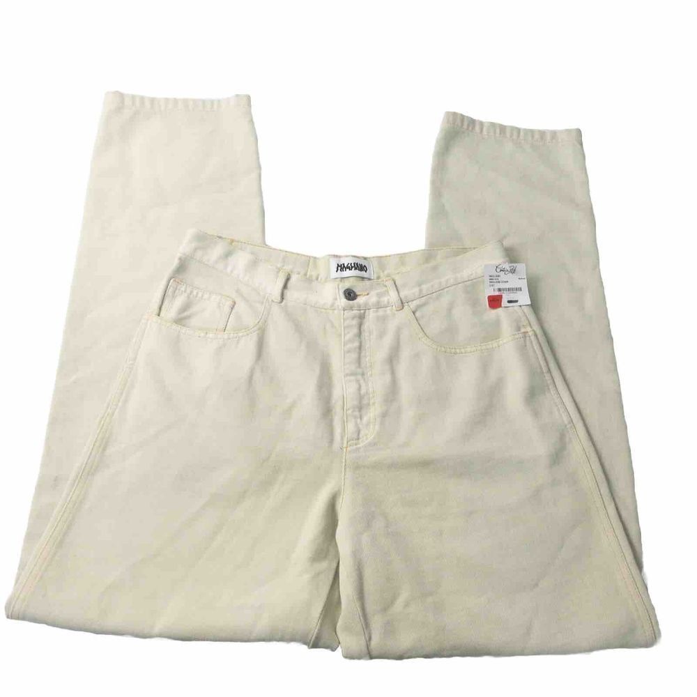 NWT Magliano Denim Ivory Color MSRP $635 Size Large Measures 30x32 Made In Italy
